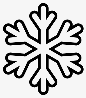 Snowflakes Png Pic - Snowflakes Clipart Black And White, Transparent Png, Free Download