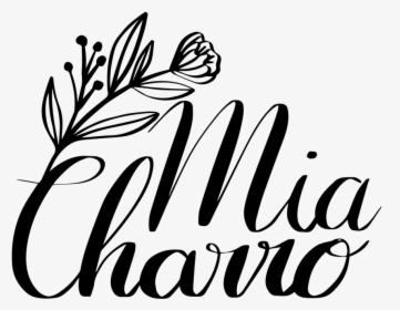Transparent Charro Png - Mia In Fancy Writing, Png Download, Free Download