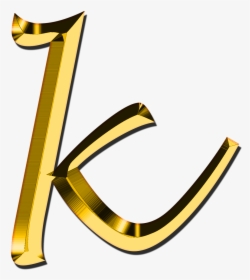 Small Letter K - Gold Letter K Png, Transparent Png, Free Download