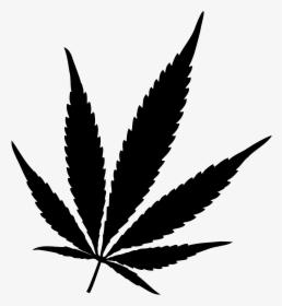 Cannabis Png Image - Marijuana Leaf Vector Black, Transparent Png, Free Download