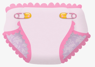 Girl Diaper Clip Art Related Keywords - Baby Shower Png Girl, Transparent Png, Free Download