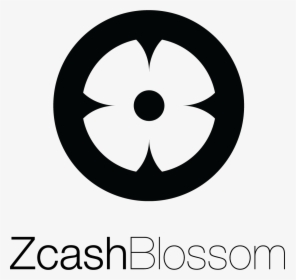 Black Zcash Blossom Vertical Logo - Icon Black And White Png, Transparent Png, Free Download