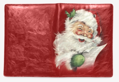 A Beautiful Vintage Santa Claus Custom Notebook B5 - Santa Claus Vintage, HD Png Download, Free Download