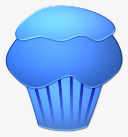 Blueberry Muffin Clipart Transparent - Blue Cupcake Clip Art, HD Png Download, Free Download