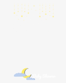 Crescent Moon Emoji Png -night Sky Baby Shower - Crescent, Transparent Png, Free Download