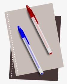 Paper And Pen Transparent, HD Png Download, Free Download