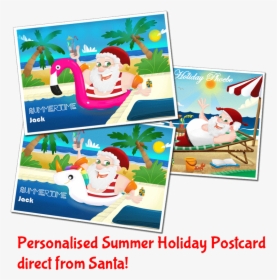 Personalised Postcards From Santa Claus"   Title="personalised - Cartoon, HD Png Download, Free Download