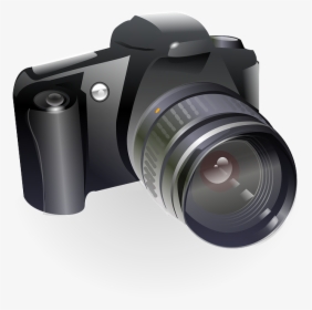 Clip Art Dslr Camera Vector - Cartoon Canon Camera Png, Transparent Png, Free Download