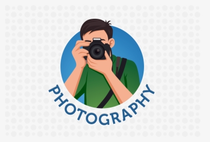 Camera Photography Vector Photographer Logo Man Clipart - Photography Camera Logo Png, Transparent Png, Free Download