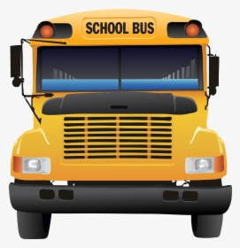 Front School Bus Clipart, HD Png Download, Free Download