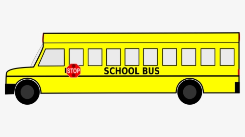 Area,car,school Bus - Bus Black And White Free Clipart, HD Png Download, Free Download
