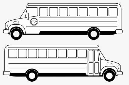 School Bus Clipart Images 3 School Clip Art Vector - Buses Clipart Black And White, HD Png Download, Free Download