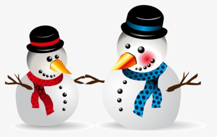 Winter Snowman Png Vector Material - Muñeco De Nieve Png, Transparent Png, Free Download