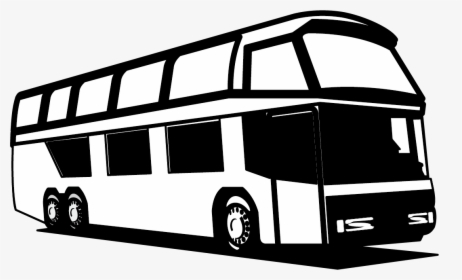 School Silhouette Service Bus Tour Vector Clipart - Tour Bus Vector Png, Transparent Png, Free Download