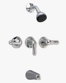 Colony Soft 3-handle Bath/shower - Three Handle Shower Faucet, HD Png Download, Free Download