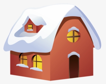 Winter House Transparent Png Clip Art Image - Snow House Clipart Png, Png Download, Free Download
