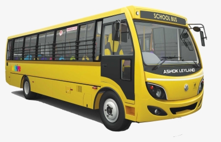 School Bus Png Free Download - Yellow Colour School Bus, Transparent Png, Free Download