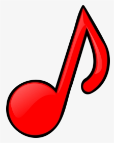 Melodía, Nota, Música, Rojo, Musicales - Red Music Note Clipart, HD Png Download, Free Download