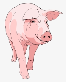 File Pig Svg Wikimediamons Free Download Clipart - Pig Clipart, HD Png Download, Free Download