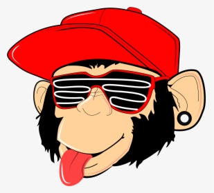 Luk Lisboa - Monkey With Glass Png, Transparent Png, Free Download