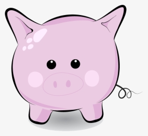 Cute Pig Face Images Transparent Image Clipart - Cute Cartoon Flying Pig, HD Png Download, Free Download