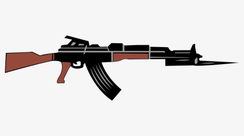 Ak-47 Clip Rifle Automatic Firearm, HD Png Download, Free Download