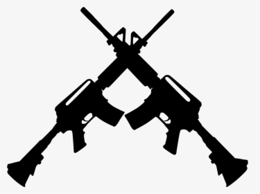 Guns Crossed Clipart, HD Png Download, Free Download