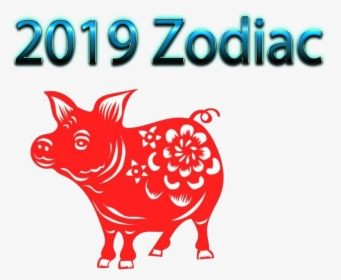 2019 Zodiac Png Clipart - Chinese Year Of The Pig, Transparent Png, Free Download