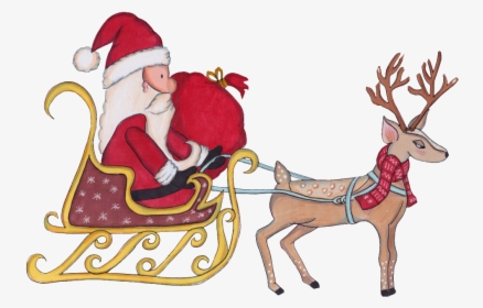 Transparent Santa Hand Png - Cartoon, Png Download, Free Download