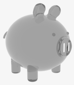 Pig Moneybox Png Clipart Picture - Domestic Pig, Transparent Png, Free Download
