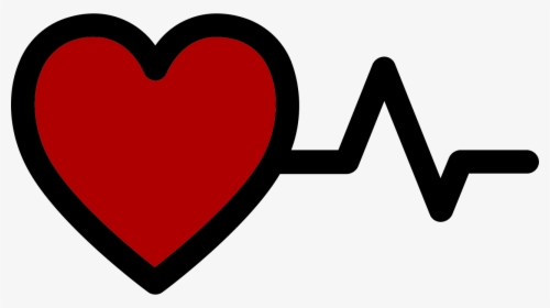 Heart With Heartbeat Logo, HD Png Download, Free Download