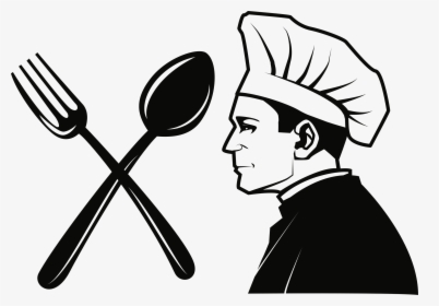 Fork,human Behavior,line Art - Fork And Spoon Logo, HD Png Download, Free Download