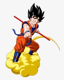 Goku On Cloud - Dragon Ball Z Png, Transparent Png, Free Download