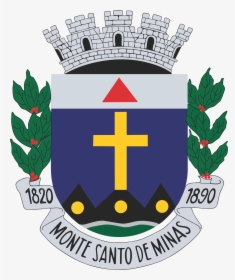 Brasão Certo - Prefeitura De Monte Santo De Minas, HD Png Download, Free Download