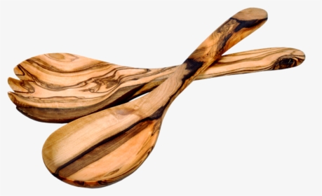 Natural Tunisian Olive Wood Round Spoon Set Of - Wooden Spoon Set Png, Transparent Png, Free Download
