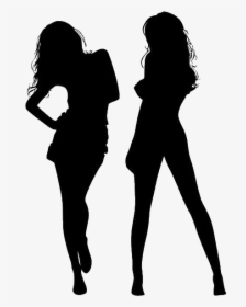 Model Runway Silhouette Fashion - Runway Models Silhouette, HD Png Download, Free Download