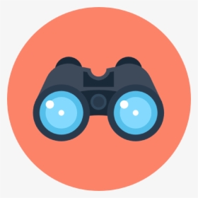 Binoculars Computer Icons Free Frame Clipart - Binoculars Icon, HD Png Download, Free Download