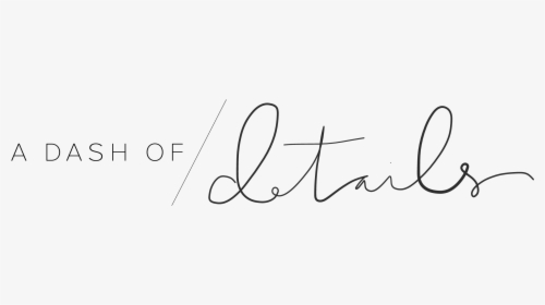 A Dash Of Details - Line Art, HD Png Download, Free Download