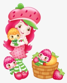 Strawberry Shortcake Background For Birthday, HD Png Download, Free Download
