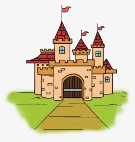 Clip Art Castles Cartoon - Cartoon Castle Transparent, HD Png Download, Free Download