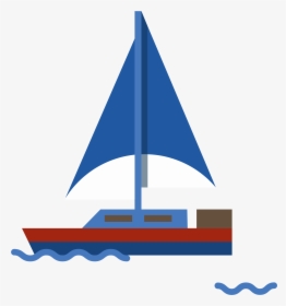 Ship At Sea Png Free - Sail, Transparent Png, Free Download