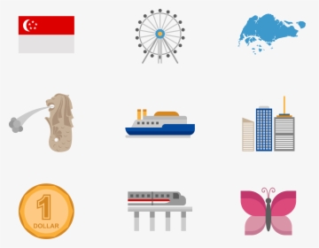 Logo Ship Vector Illustration Singapore Png Download, Transparent Png, Free Download