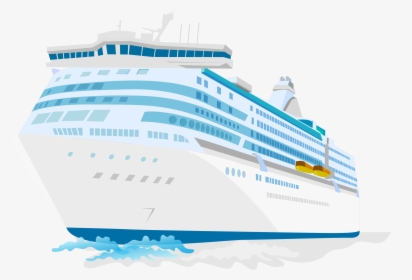 Cruise Ship Cartoon - Cruise Ship Cartoon Png, Transparent Png, Free Download