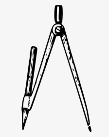 Compass Drawing Tool Trendy Compass Drawing Circle - Drawing Compass Clip Art, HD Png Download, Free Download