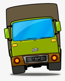 Truck Vehicle Cartoon Free Picture - รูป รถ บรรทุก การ์ตูน, HD Png Download, Free Download