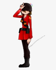 Female Soldier / Tf2 - Tf2 Girl Soldier, HD Png Download, Free Download