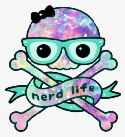 #nerd #alien #galaxy #space #banner #vector #hipster, HD Png Download, Free Download