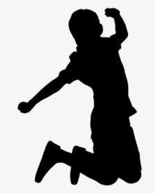Jumping, Kids, Child, Silhouette, Happy - Gcse Results Day 2019, HD Png Download, Free Download