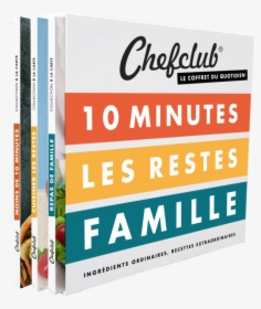 Coffret 3 Livres "10 Minutes, Les Restes Et Repas De - Graphic Design, HD Png Download, Free Download