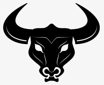 Horn,bull,bovine,clip Art,cow Goat Family,working Animal,automotive - Bull Head Vector, HD Png Download, Free Download